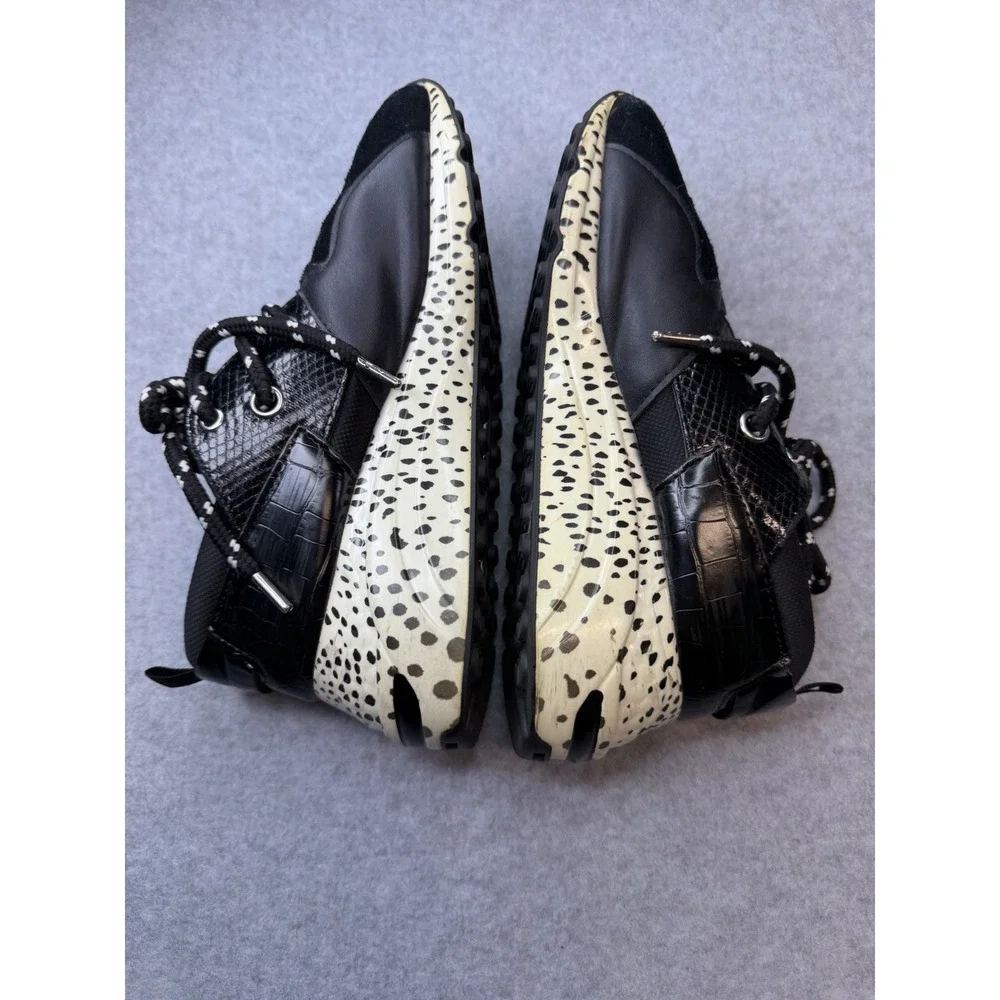 Steve Madden Cliff Women's Black/White Fashion Shoes Tennis Sneakers Size 9.5 M